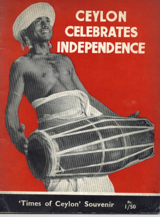 Ceylon Independence - The Times of Ceylon Souvenir from 4th February 1948.