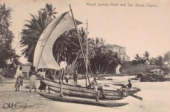 Edward Harper would certainly have visited Mount Lavinia Hotel and the beach - this picture was taken in 1921.